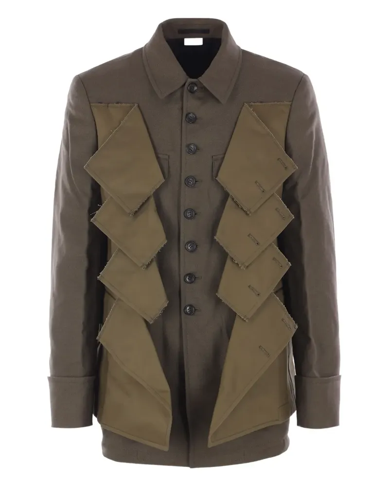 Comme des Garçons Einreihige Jacke - Grün Grün
