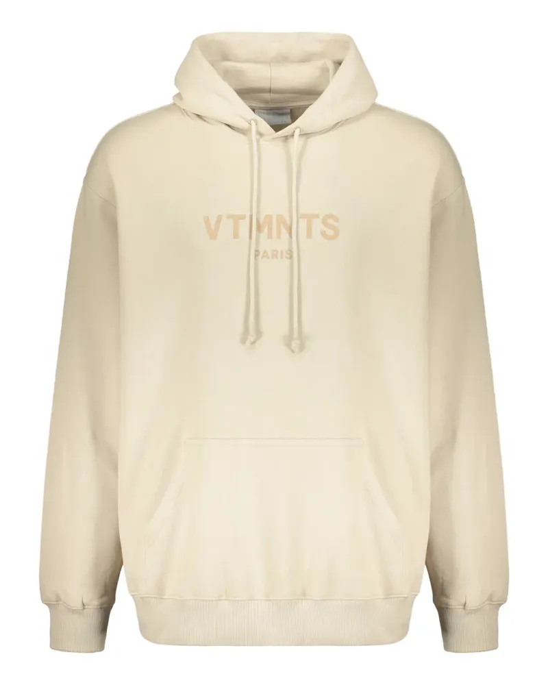 VETEMENTS Hoodie mit Logo-Print - Nude Nude