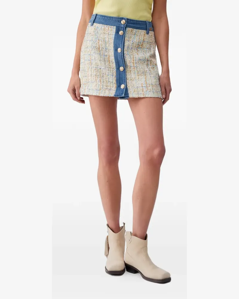 Liu Jo button-up mini skirt - Blau Blau