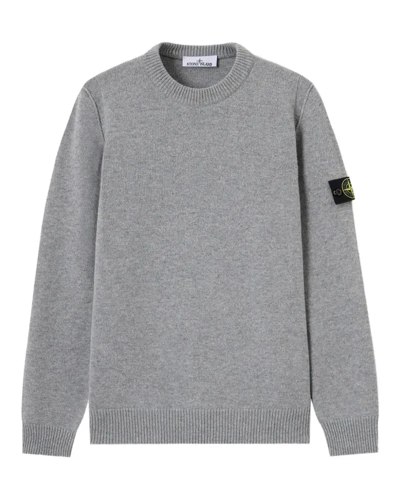 Stone Island Pullover mit Logo-Patch - Grau Grau