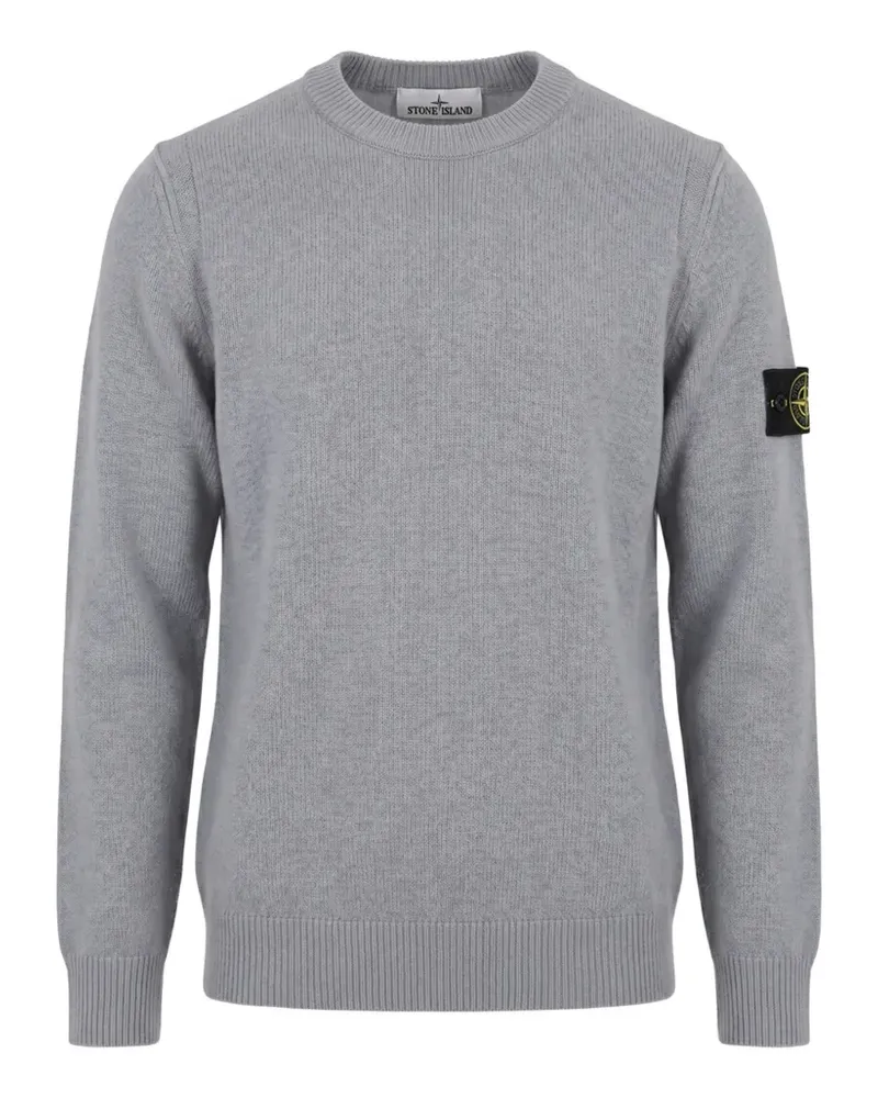 Stone Island Pullover mit Logo-Patch - Grau Grau