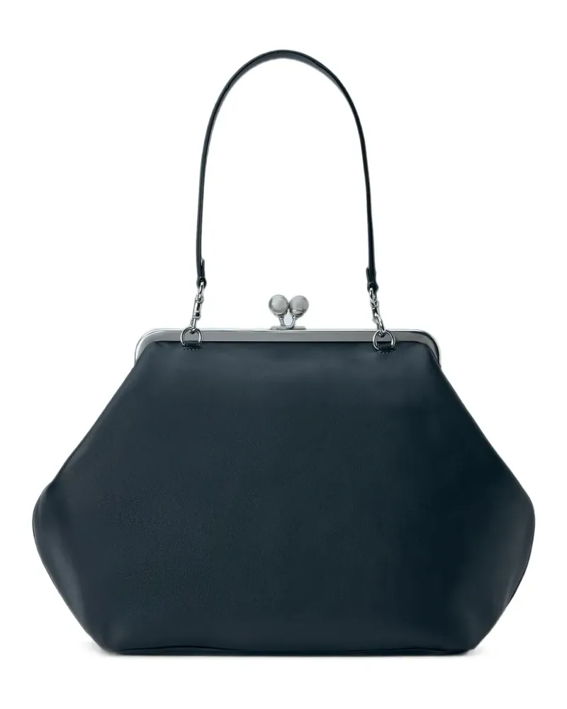 Coach large Kisslock clutch bag - Schwarz Schwarz