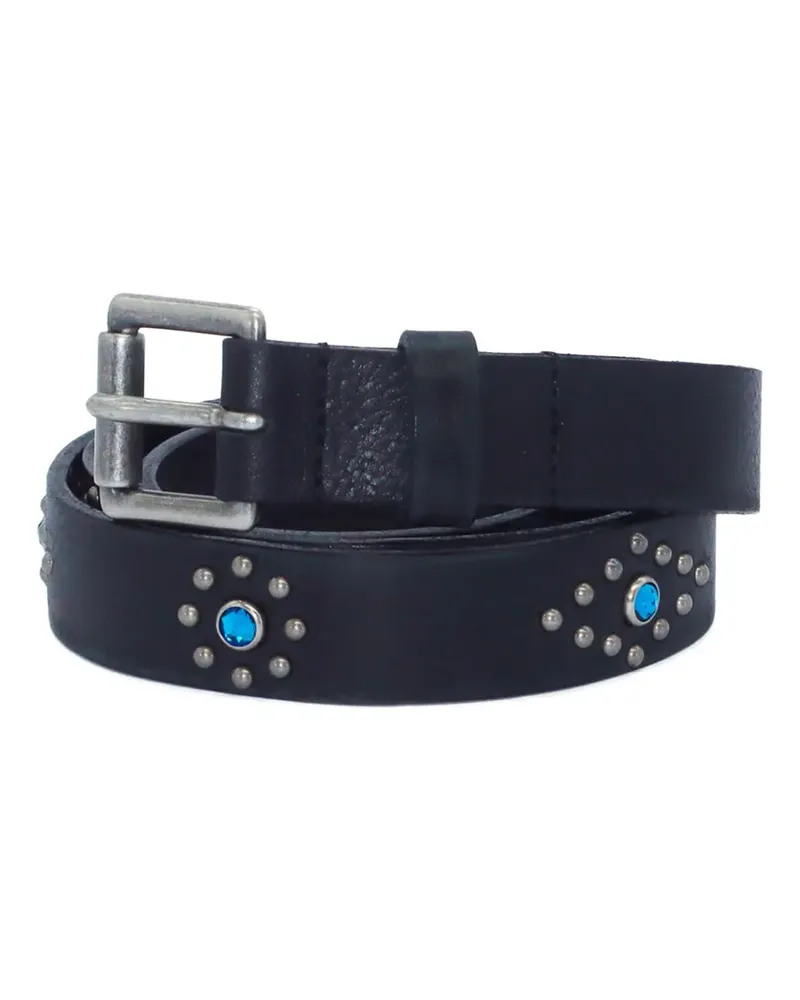 HTC Hollywood Trading Company Friends Of Sunshine studded detail belt - Schwarz Schwarz