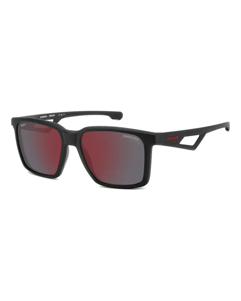 Carrera rectangle-frame sunglasses - Schwarz Schwarz