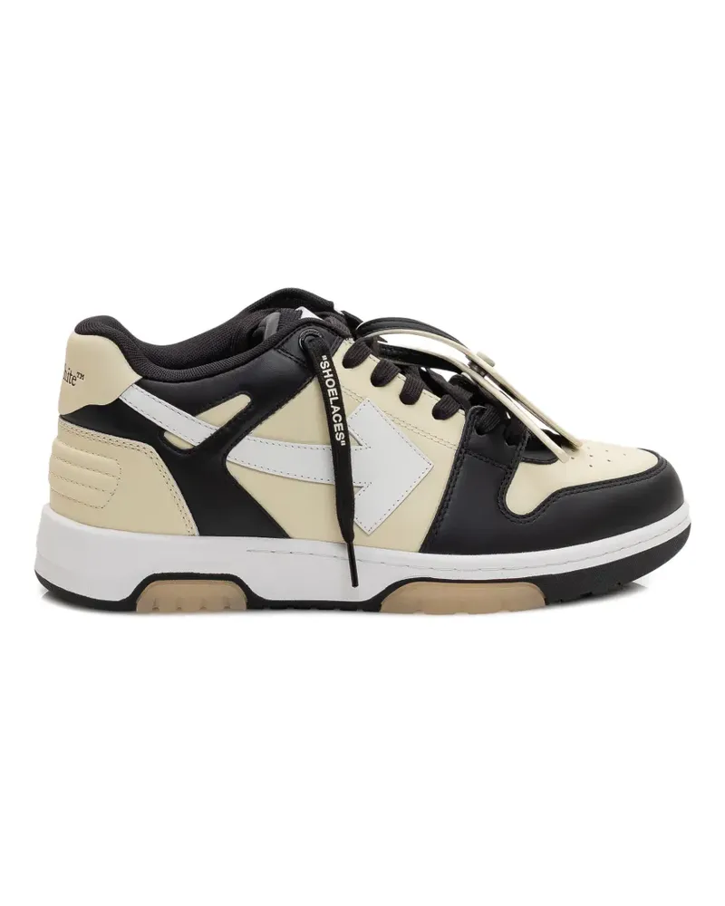 OFF-WHITE Out Of Office leather sneakers - Schwarz Schwarz
