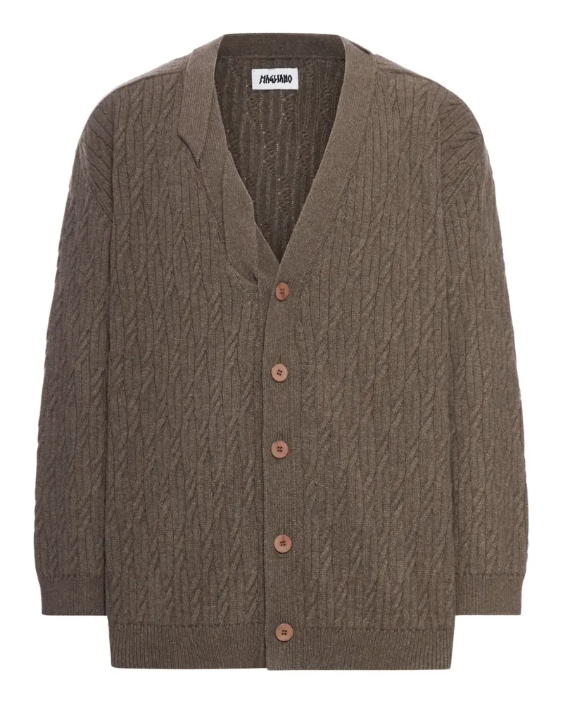 Magliano Edo Cardigan aus Kaschmir - Braun Braun