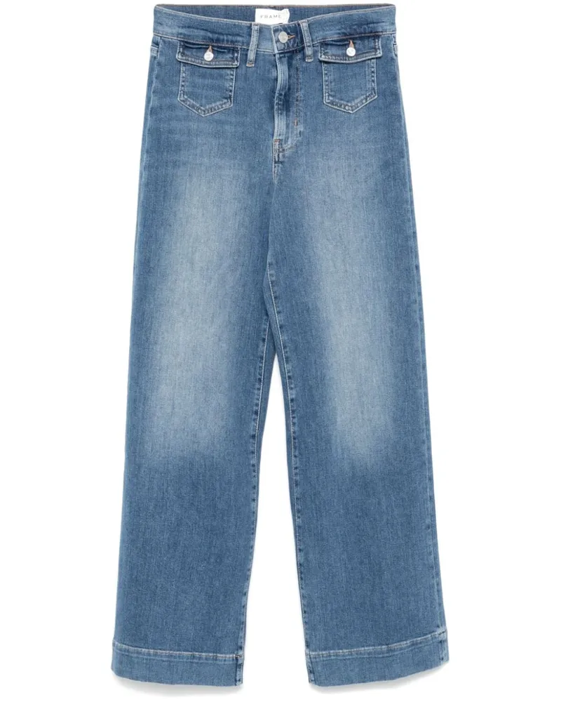 Frame Denim Slim Palazzo Jeans - Blau Blau