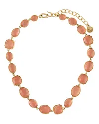 Goossens Paris Halskette mit Cabochon-Perlen Rosa