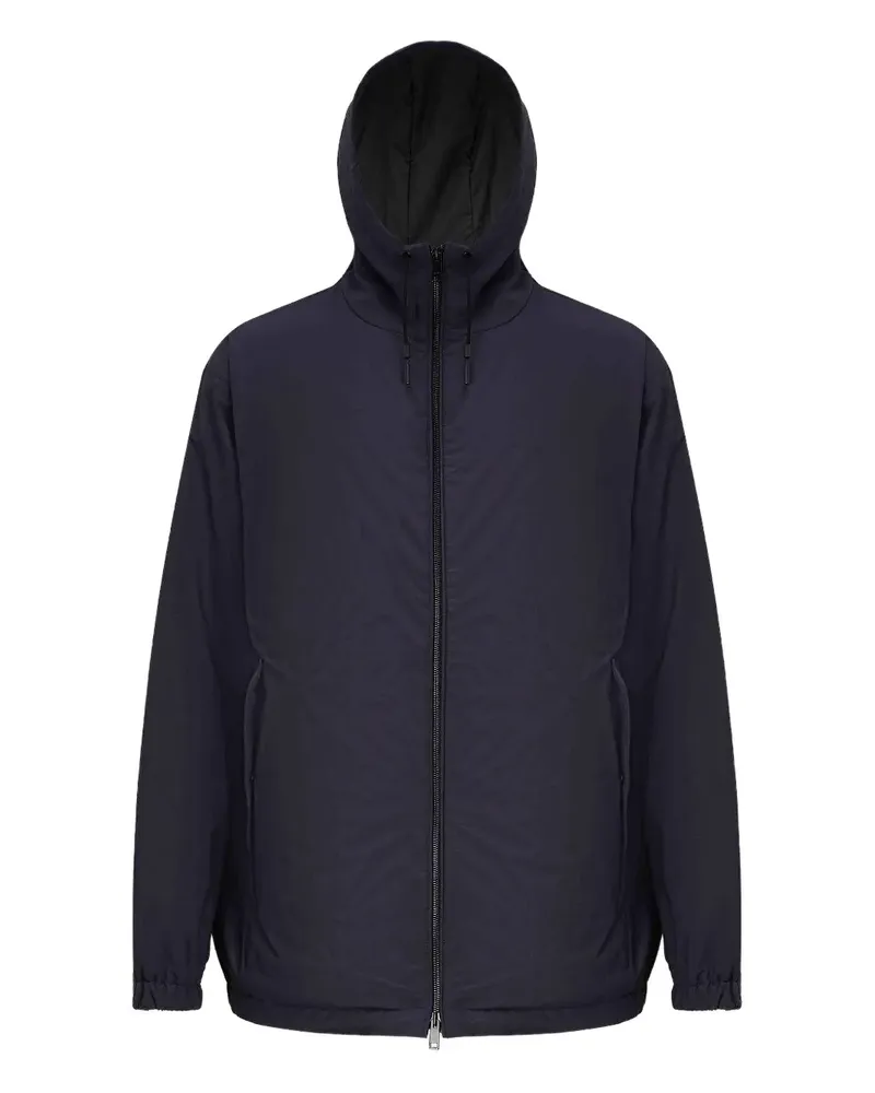 Ermenegildo Zegna hooded zip-up jacket - Blau Blau
