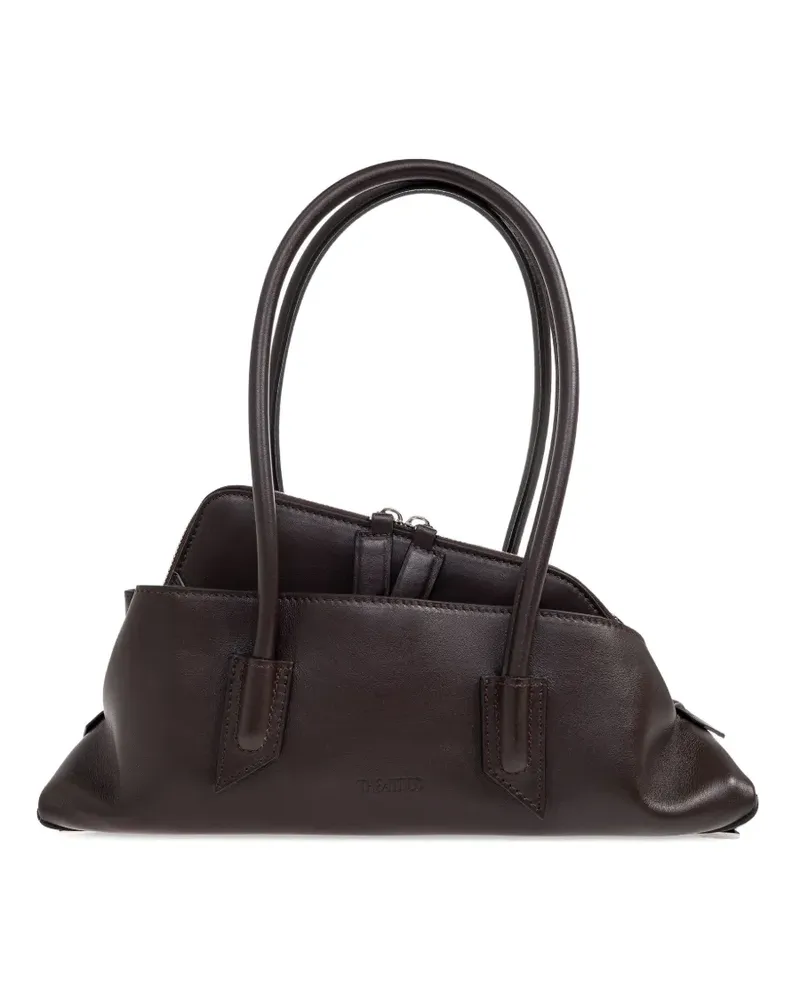 ATTICO small La Passeggiata tote bag - Braun Braun