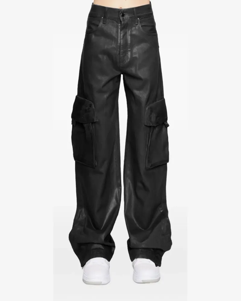 Amiri Jeans mit aufgesetzten Taschen - Schwarz Schwarz