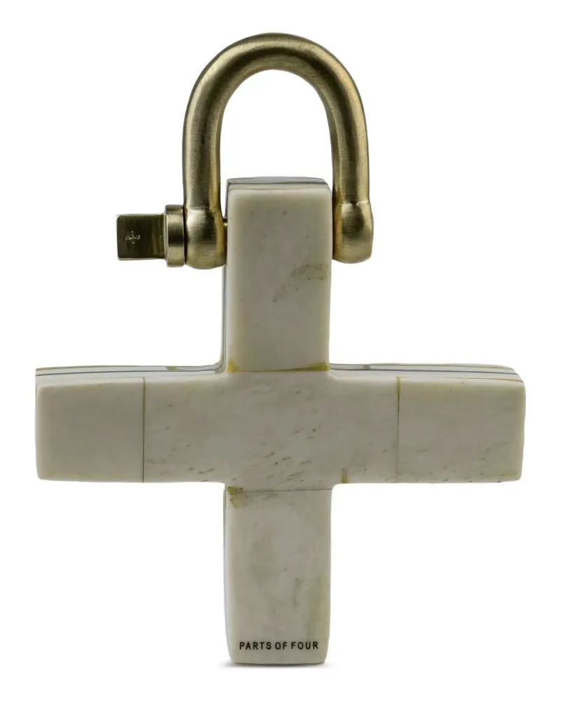 Parts Of Four Schlüsselanhänger mit Kreuz - Nude Nude