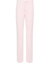 ANDAMANE Gerade High-Waist-Hose Rosa