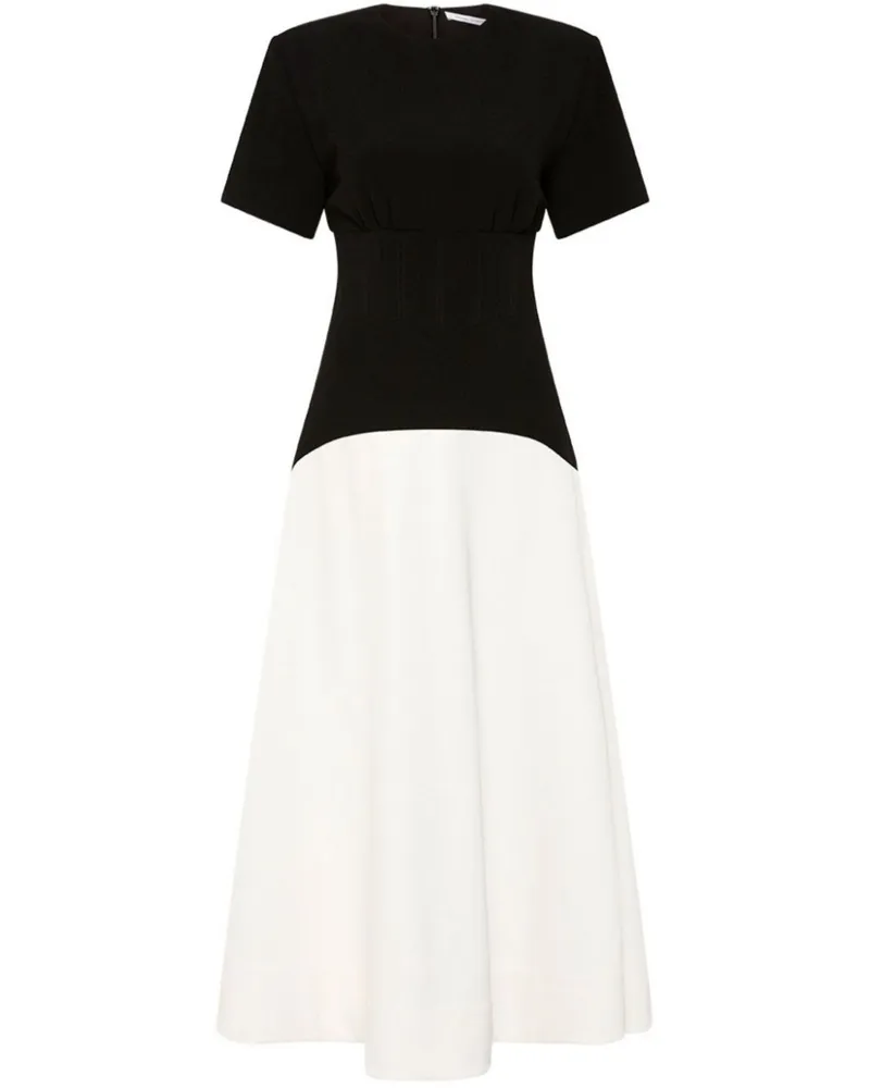 Rachel Gilbert Dover Midikleid - Schwarz Schwarz