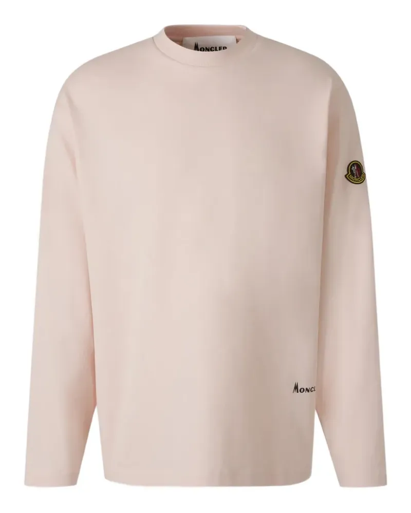 Moncler Langarmshirt mit K2-Print - Nude Nude