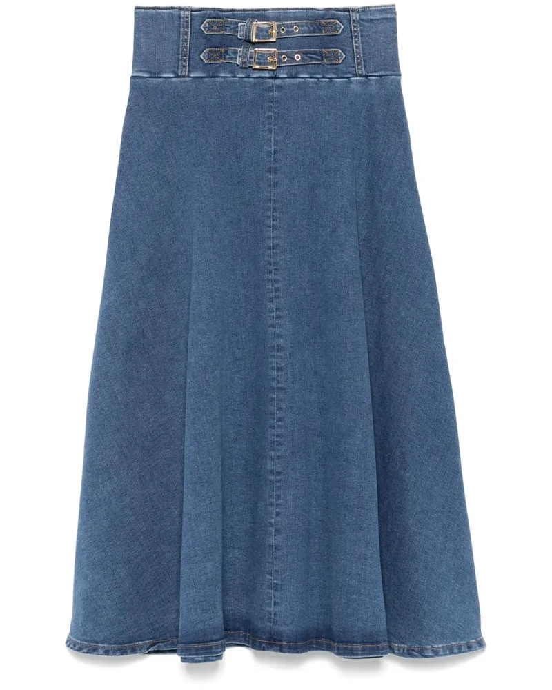 Liu Jo Midirock aus Denim - Blau Blau