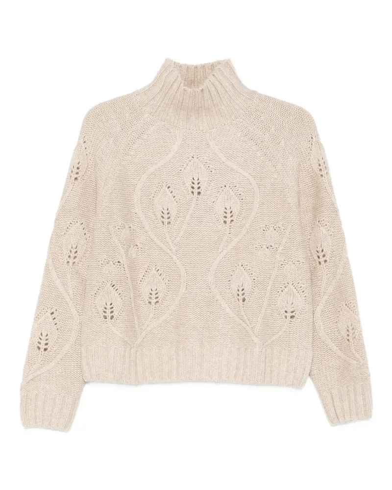 MC2 Saint Barth high-neck sweater - Nude Nude