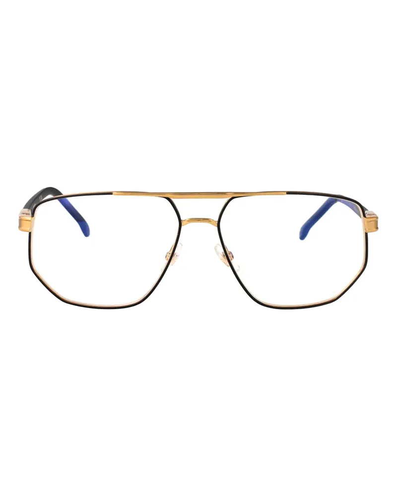Carrera Brille mit geometrischem Gestell - Gold Gold