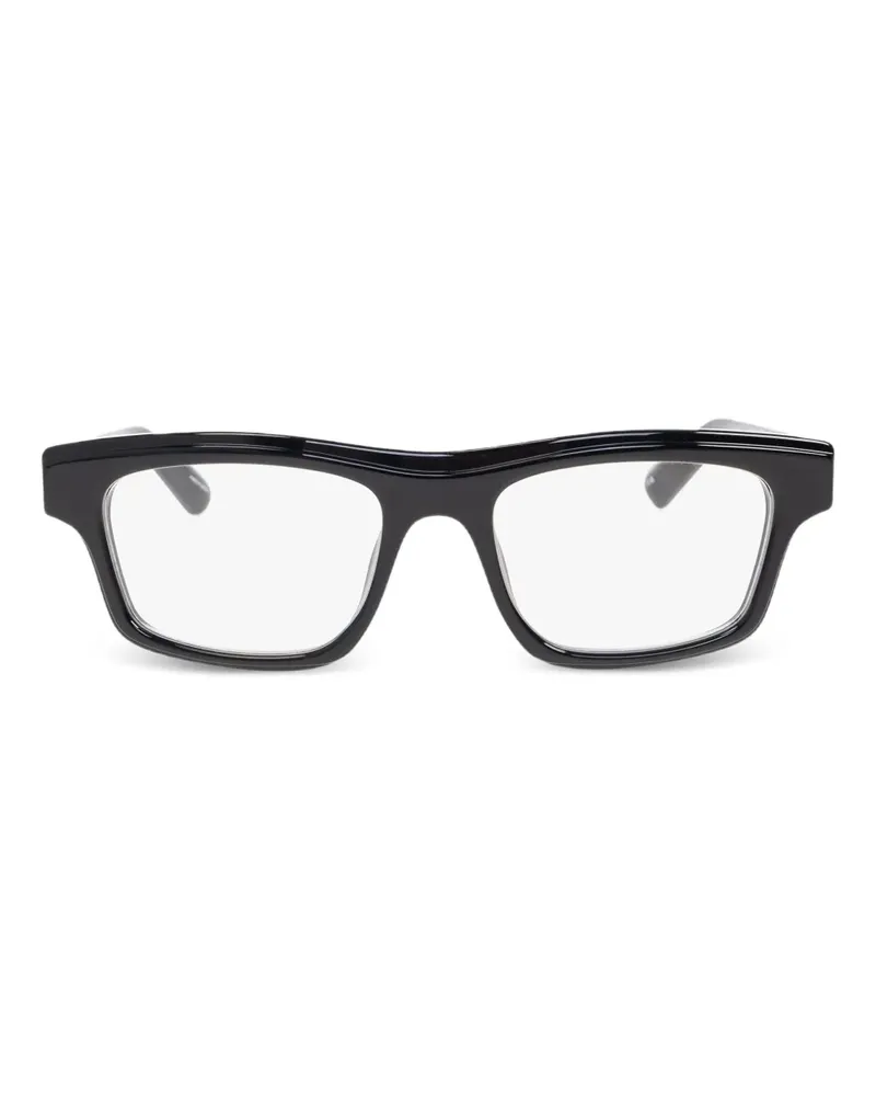 Jacquemus Brille mit eckigem Gestell - Schwarz Schwarz