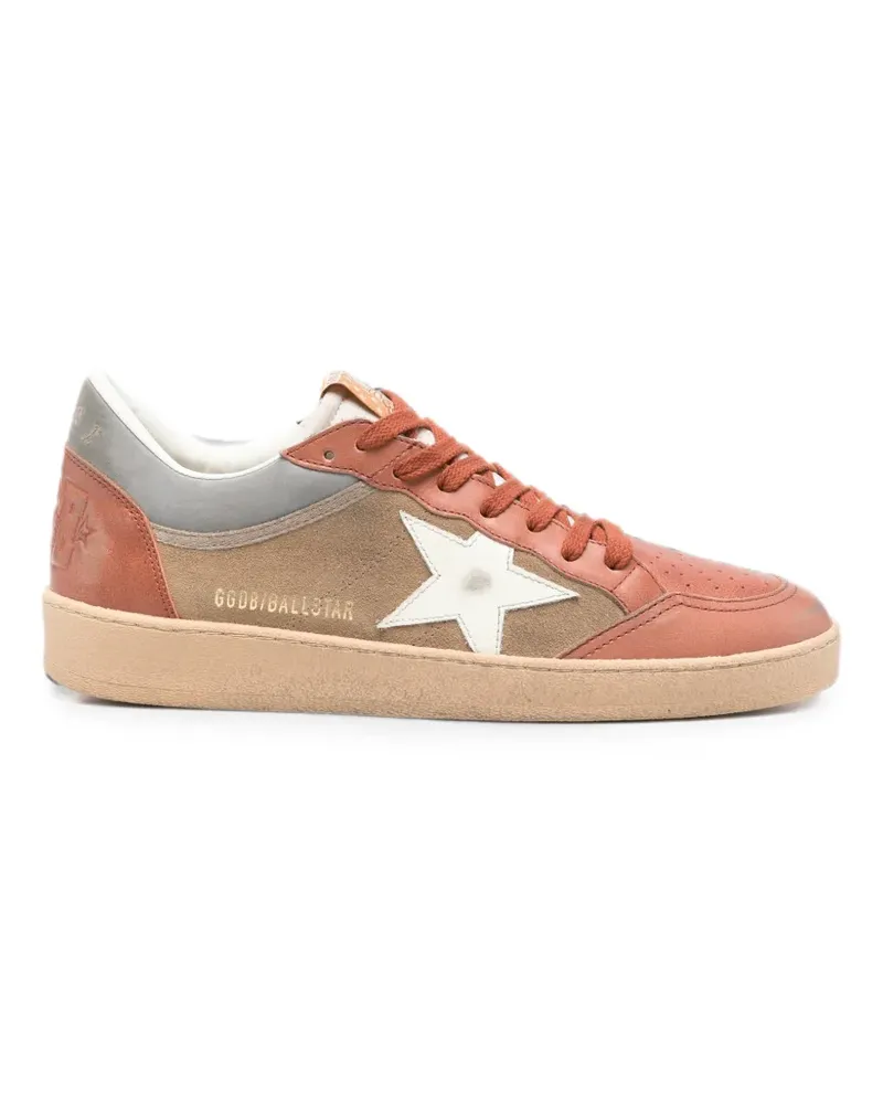 Golden Goose Ball Star panelled sneakers - Braun Braun