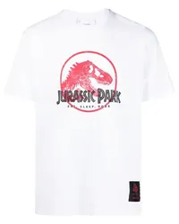 Neil Barrett T-Shirt mit "Jurassic Park"-Print Weiß