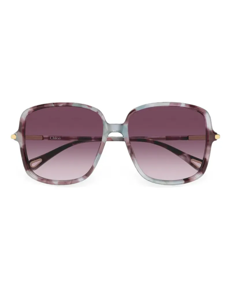 Chloé Sonnenbrille im Oversized-Look - Grau Grau