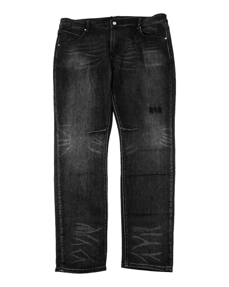 RTA faded bootcut jeans - Schwarz Schwarz