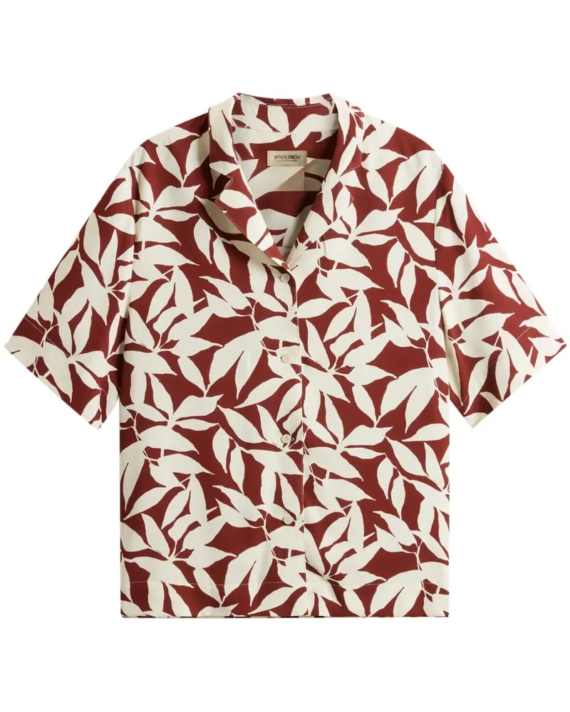 Woolrich Hemd mit Print - Rot Rot
