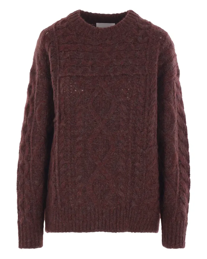 Isabel Marant Pullover mit Zopfmuster - Rot Rot