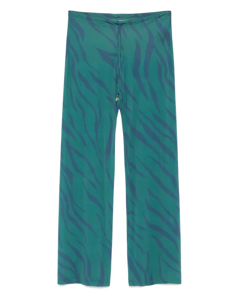 FISICO-Cristina Ferrari Hose mit Print - Grün Grün