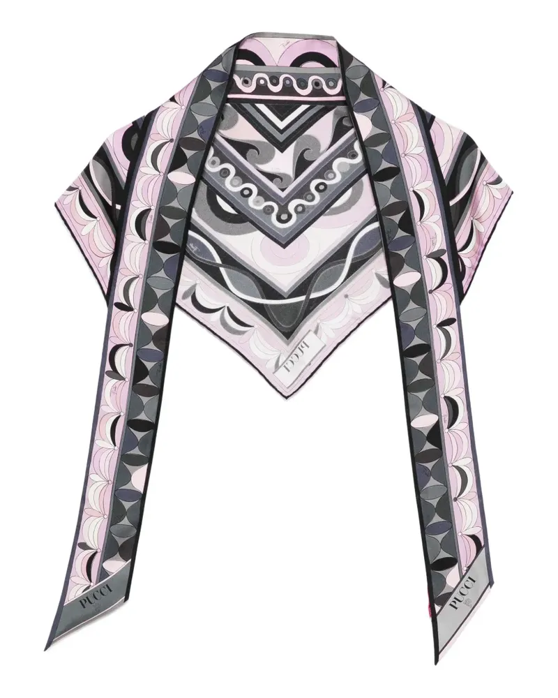 Emilio Pucci Seidenschal mit Print - Rosa Rosa