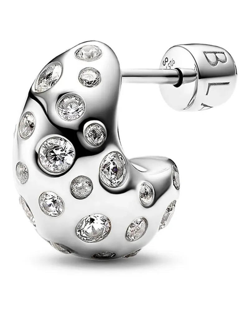 Maria Black Tryvan Popcorn Ohrringe - Silber Silber