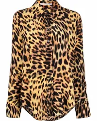 Stella McCartney Hemd mit Leoparden-Print Braun