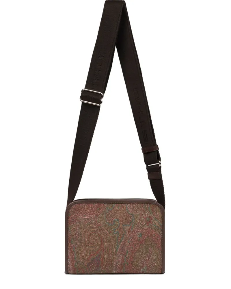 Etro small Arnica paisley messenger bag - Braun Braun