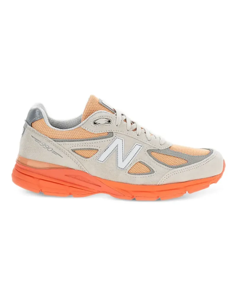 New Balance 990v4 mesh-panelled sneakers - Nude Nude