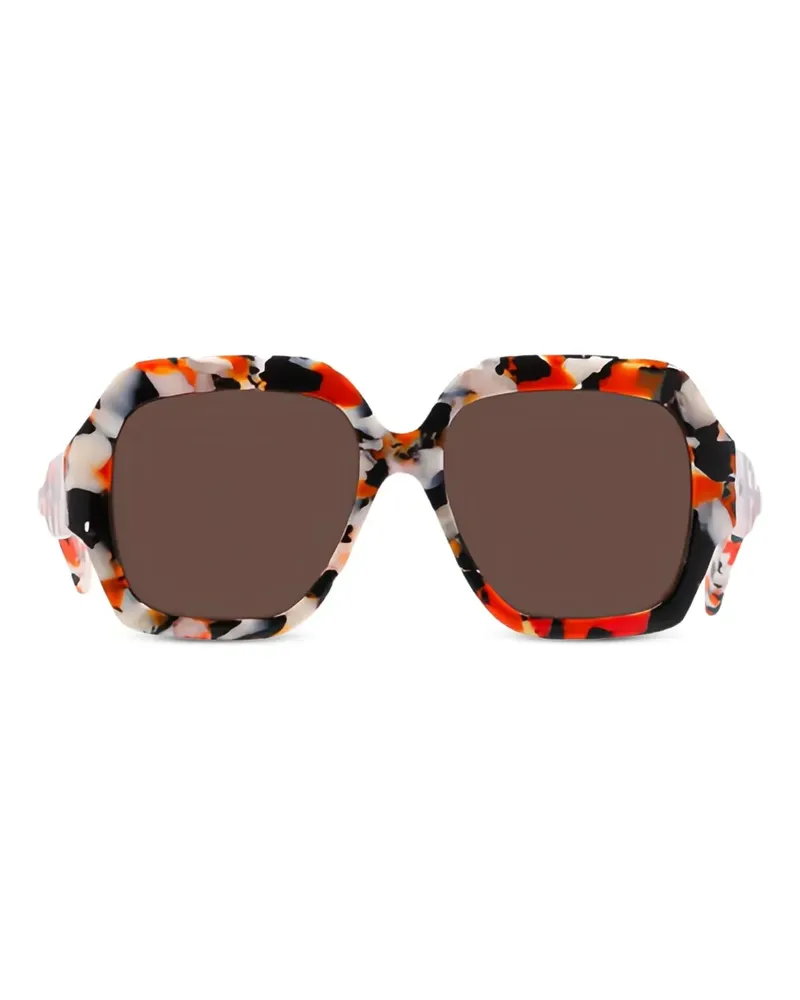 Chloé Eckige Sonnenbrille in Schildpattoptik - Nude Nude