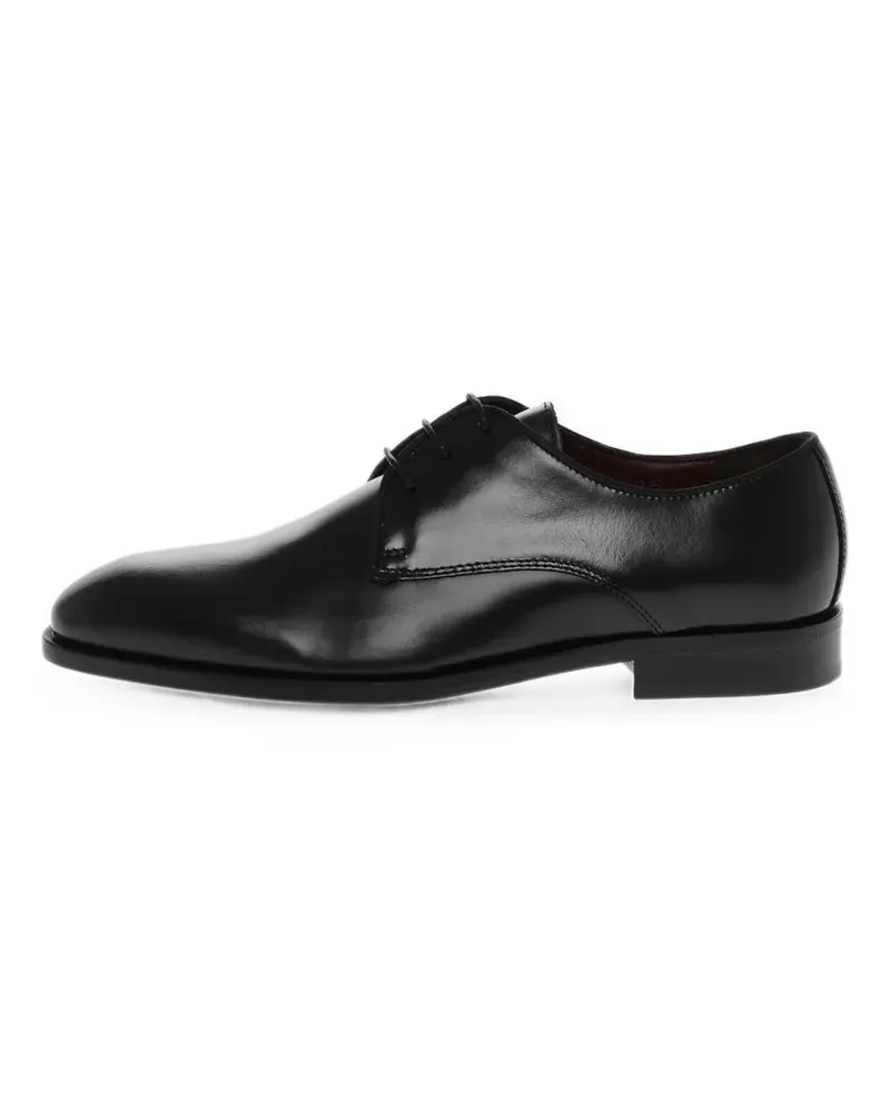 Corneliani lace-up leather derby shoes - Schwarz Schwarz