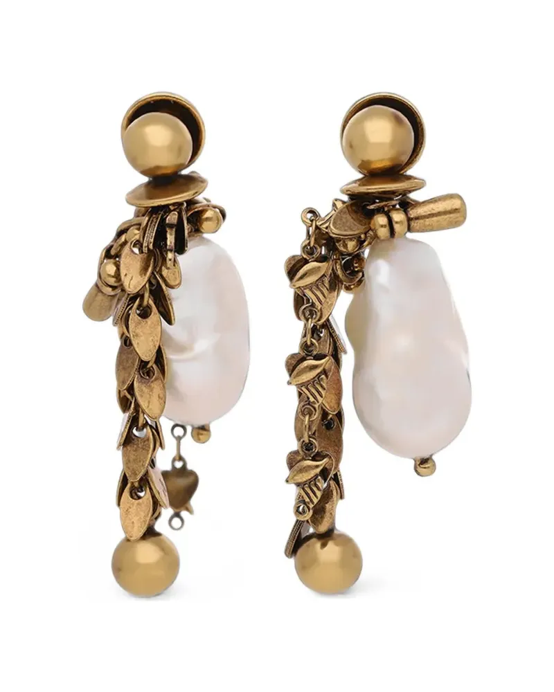 Dries van Noten Ohrringe mit Anhänger - Gold Gold
