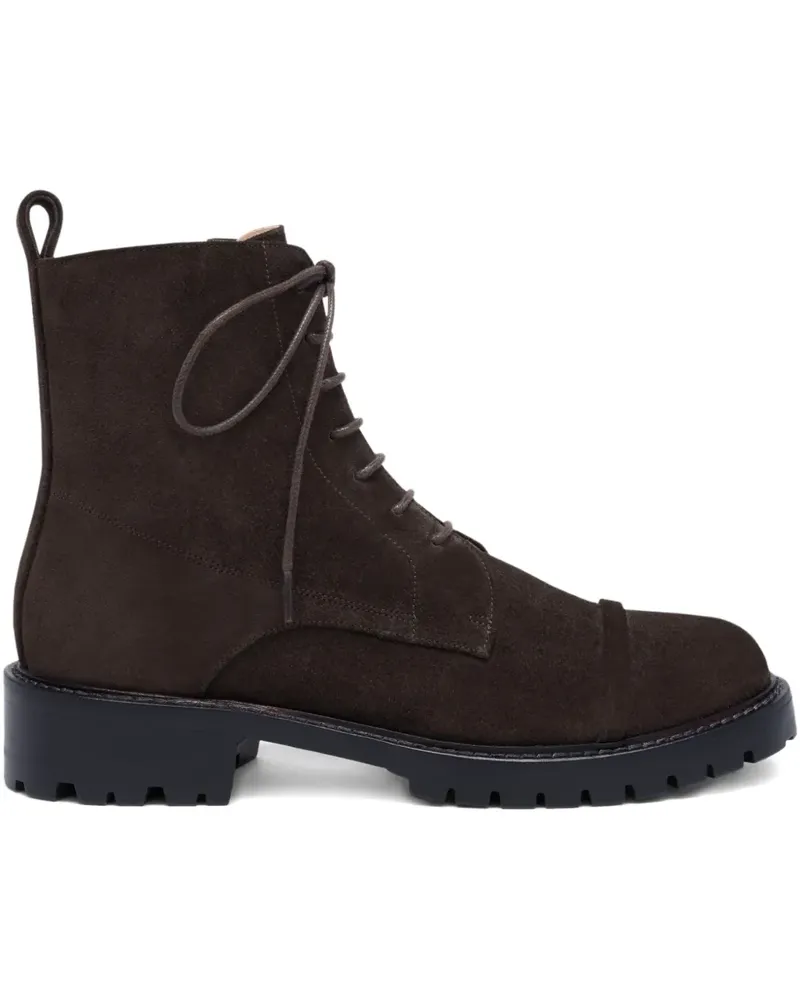 Malone Souliers Miller Stiefel im Military-Look - Braun Braun