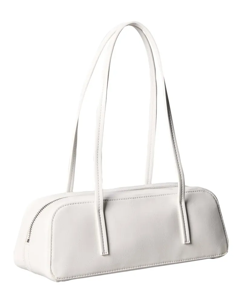 Calvin Klein logo-debossed zip-fastening shoulder bag - Weiß Weiß