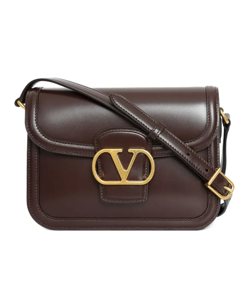 Valentino Garavani 9TO5 Schultertasche - Braun Braun