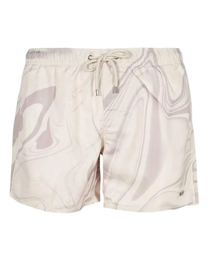 BALR. swirl-print shorts - Nude Nude