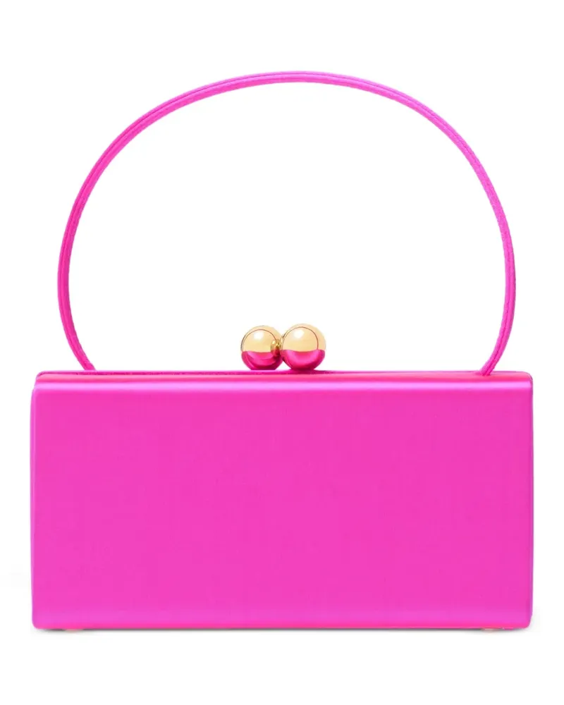 Carolina Herrera New York Mimi Mini-Tasche aus Satin - Rosa Rosa