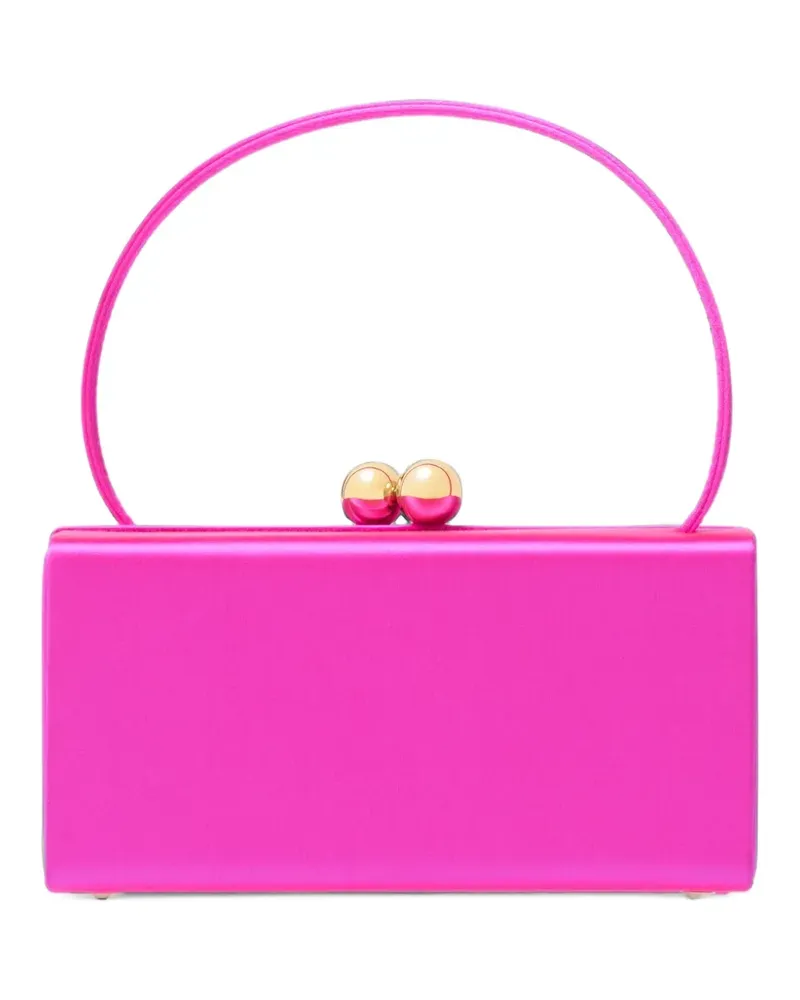 Carolina Herrera New York Mimi satin mini bag - Rosa Rosa