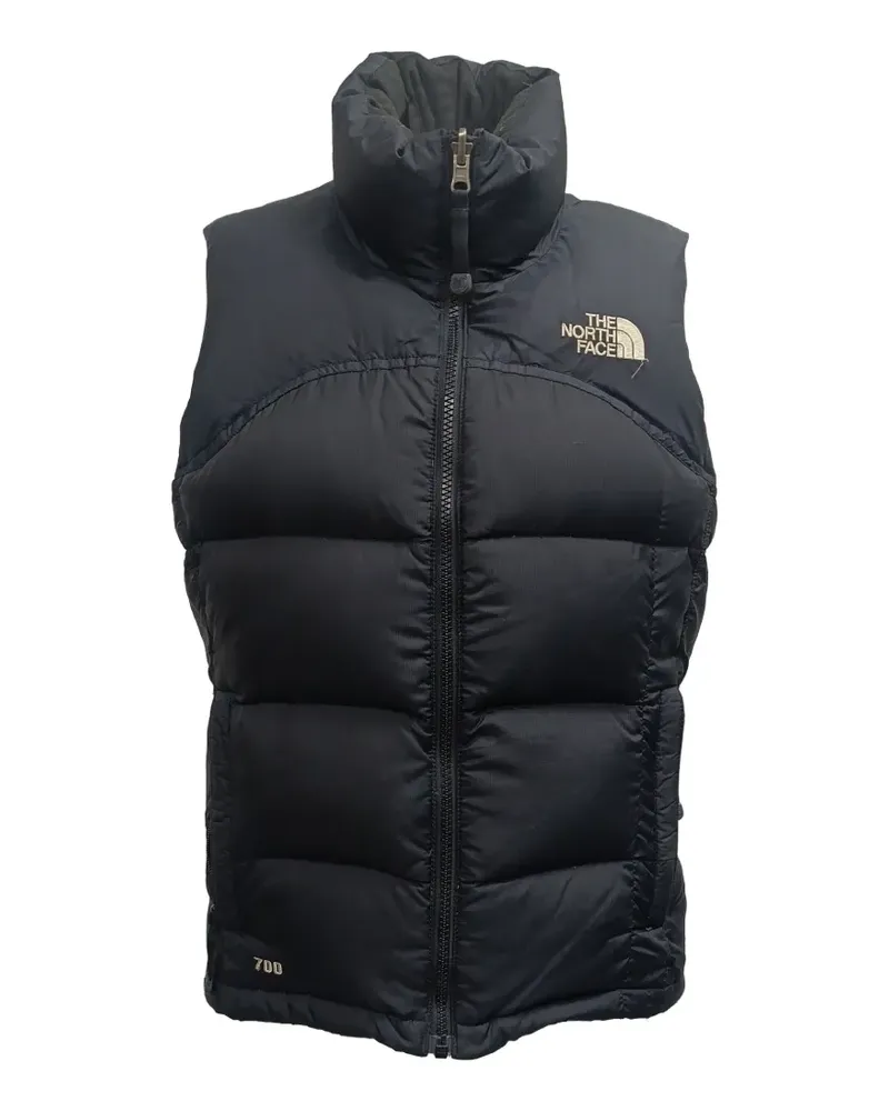 The North Face zipped down vest jacket - Schwarz Schwarz