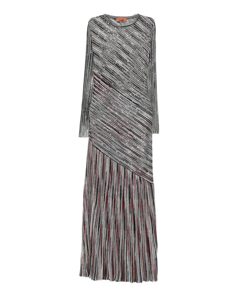 Missoni sequin-embellished striped maxi dress - Schwarz Schwarz