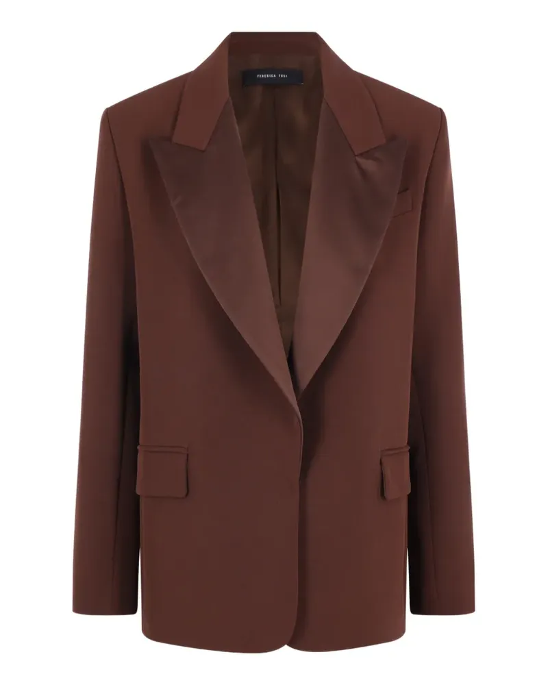 Federica Tosi Einreihiger Blazer - Braun Braun
