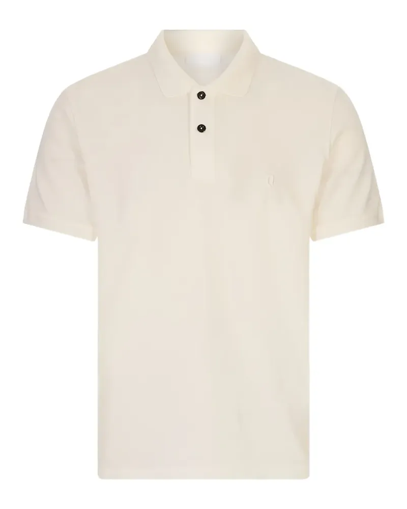 Dondup logo-embroidered polo shirt - Weiß Weiß