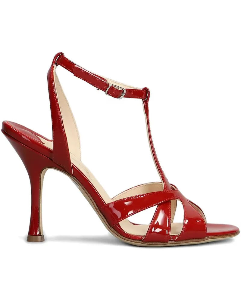 Anna F. Sandalen in Lackoptik 105mm - Rot Rot