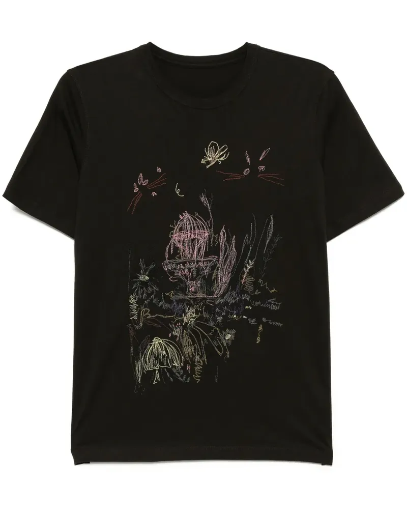 JNBY T-Shirt mit Stickerei - Braun Braun
